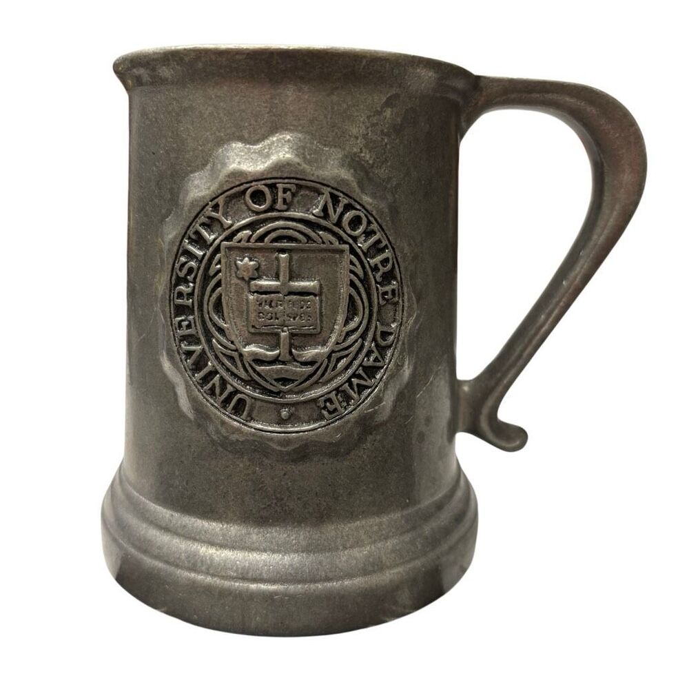 University Of Notre Dame Pewter Stein